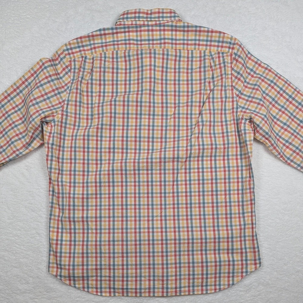 J Crew Shirt Mens XL Multicolor Check Flex Washed Classic LS Button Down NEW - Picture 9 of 10